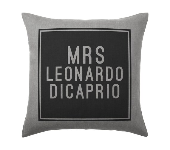 Leonardo DiCaprio Pillow Cushion Leonardo DiCaprio Pillow Case