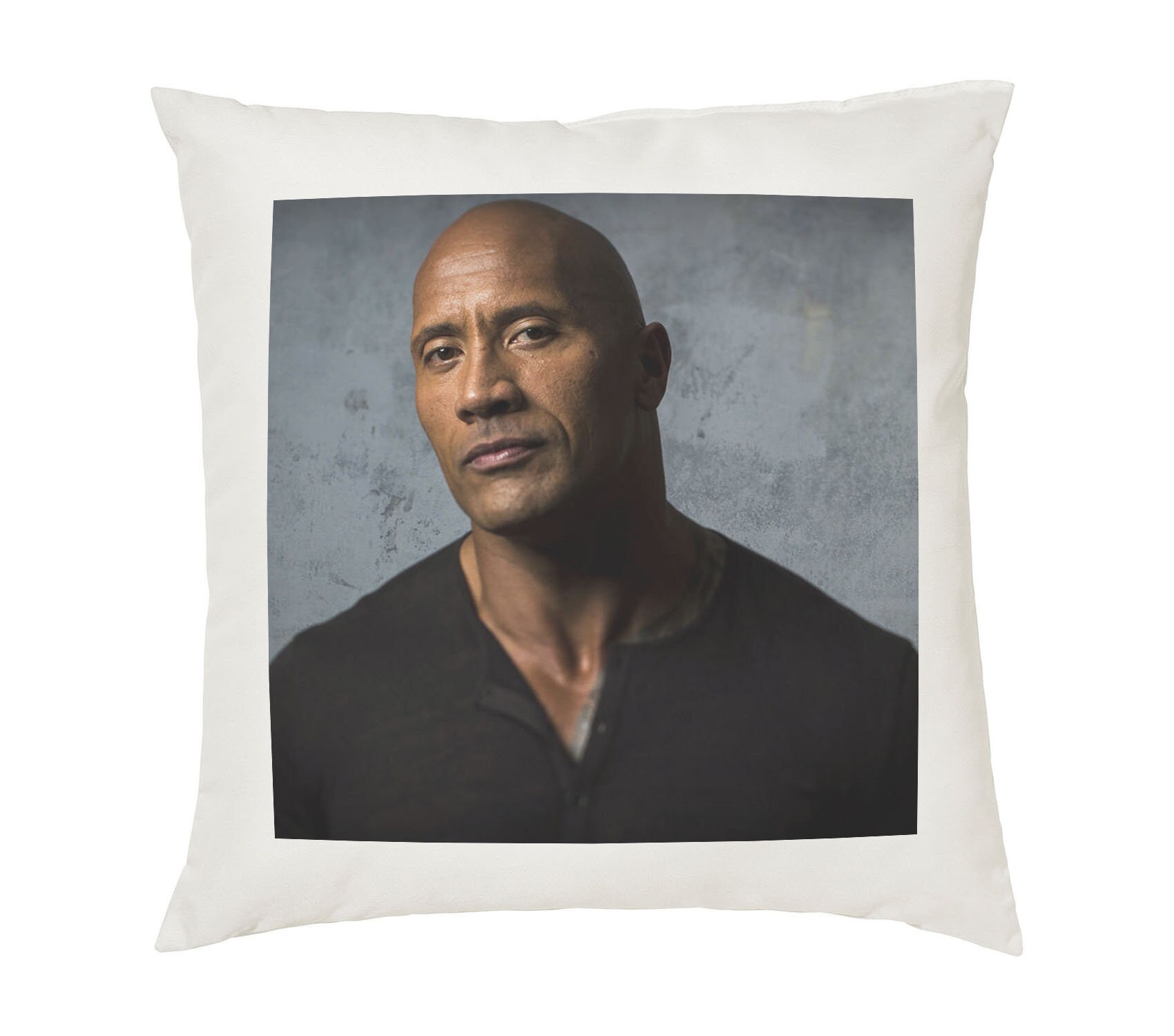 Dwayne Johnson Pillow Cushion 16x16in White | Etsy