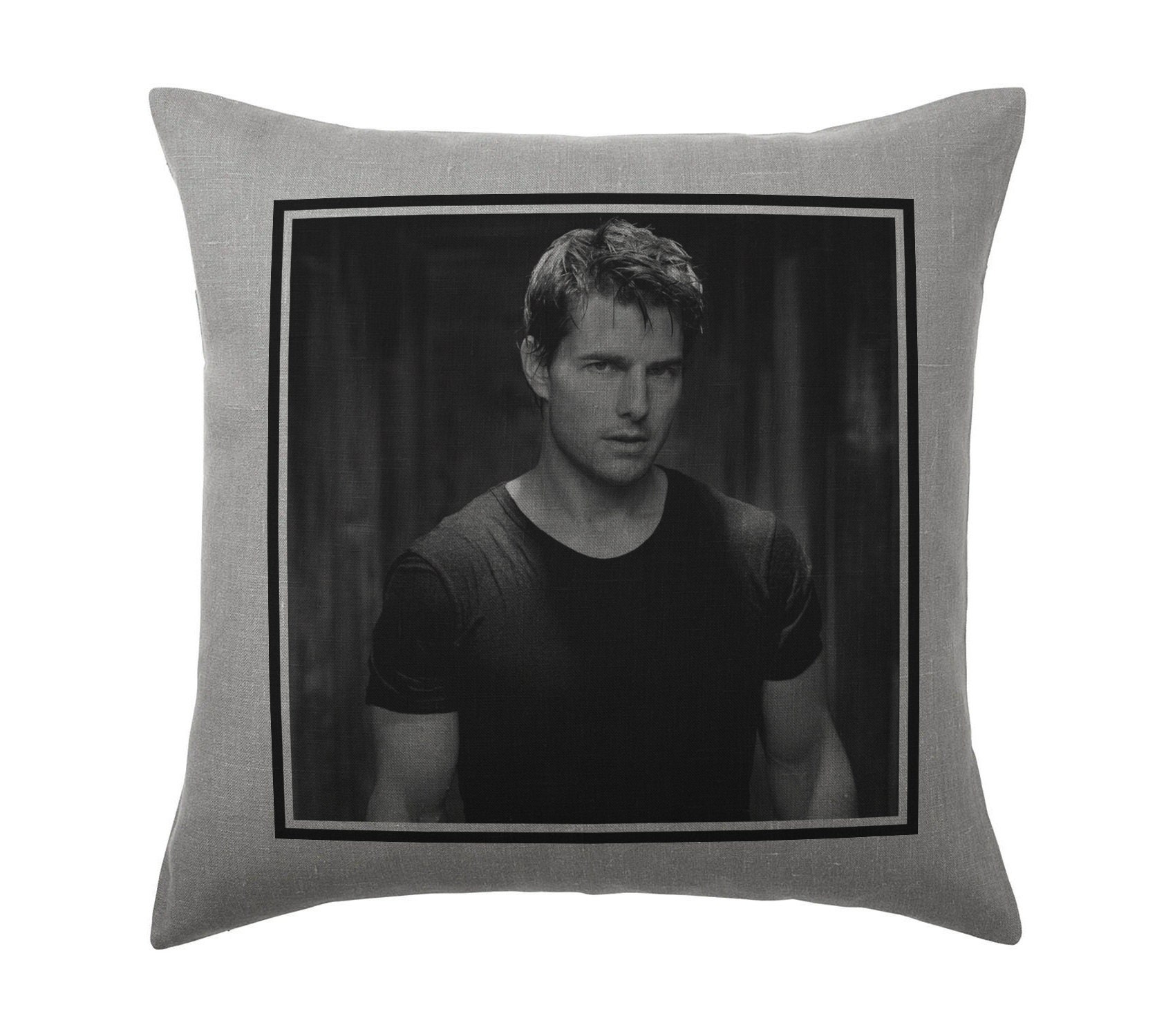 Tom Cruise Pillow Cushion 16x16in Gris Etsy