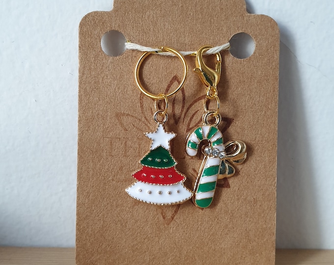 Featured listing image: Progress keepers stitch markers.