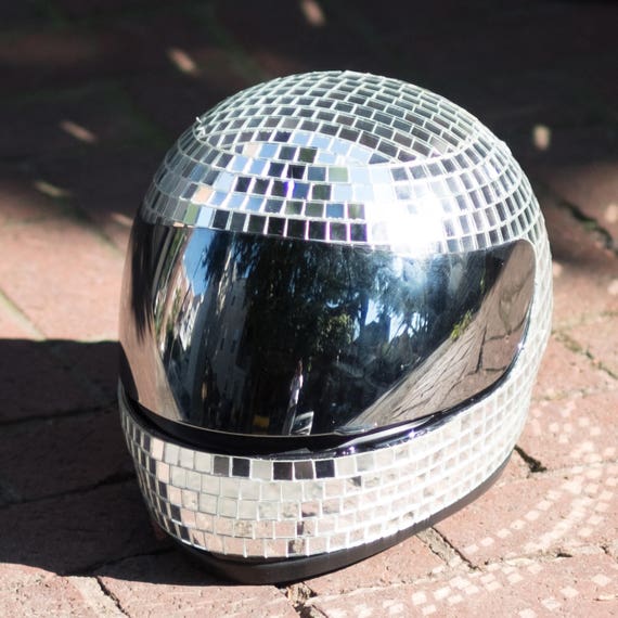 DISCO HELMET 2020 Glamourous Disco Ball Mirror Tile | Etsy