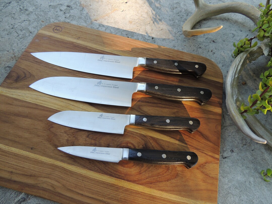 Zhen AUS 10 Kitchen Knife Set Etsy