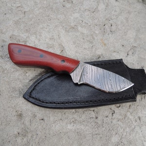 Custom Damascus Skinning Knife