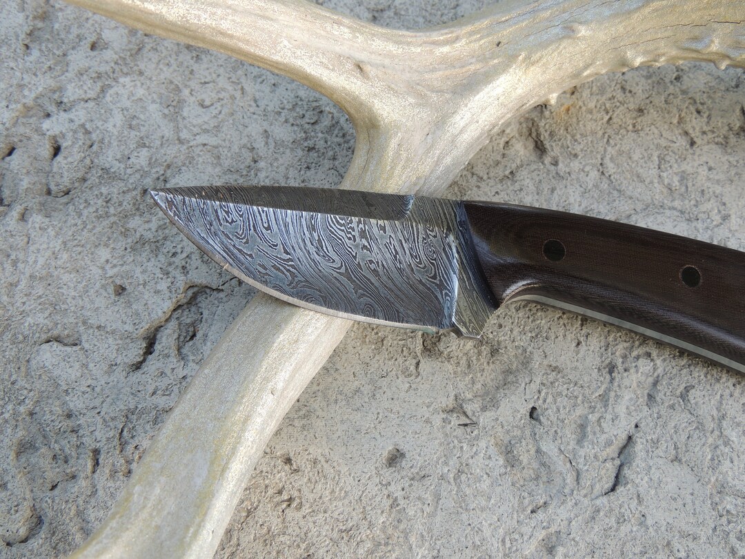 Premium Custom Damascus Steel Clip Point Hunting Knife