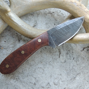 Custom Damascus Skinning Knife