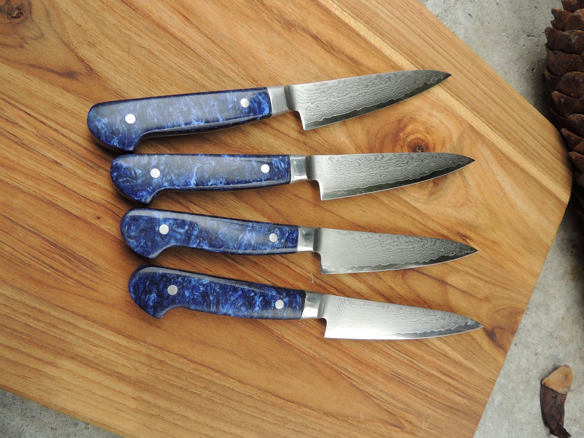 Custom VG10 Steak Knife Set Etsy