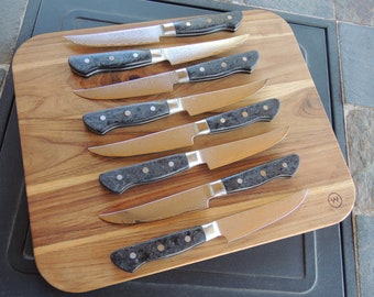 Damascus Steak Knife Set