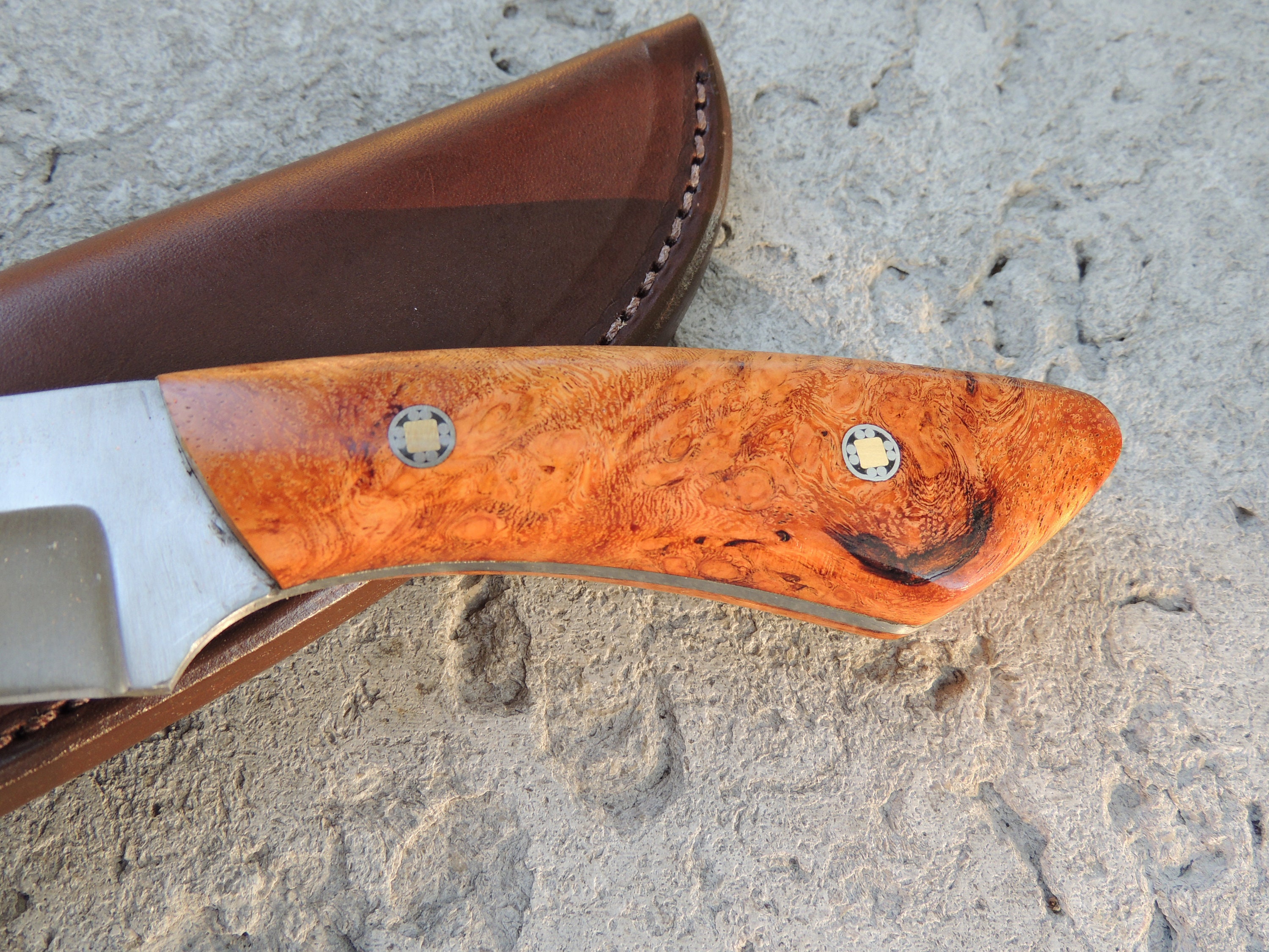 Custom 1095 Steel Hunting Knife Etsy