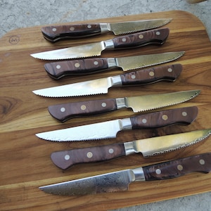 Damascus Steak Knife Set