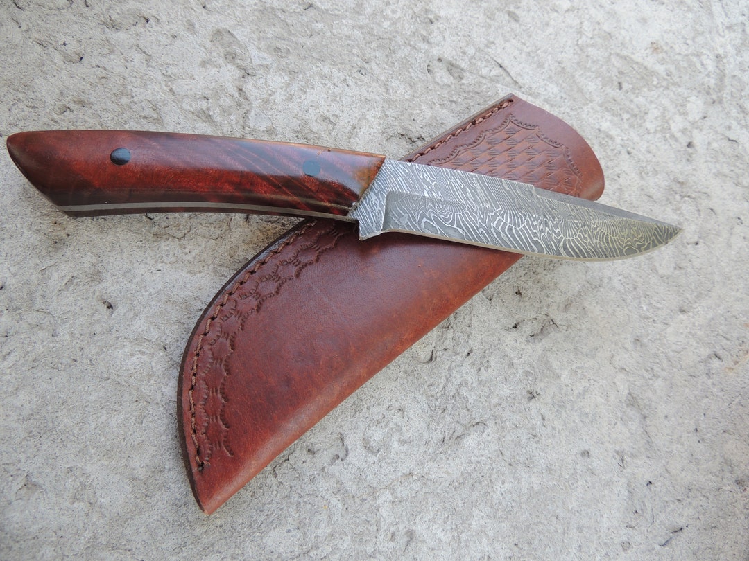 Premium Custom Damascus Steel Clip Point Hunting Knife main image 0