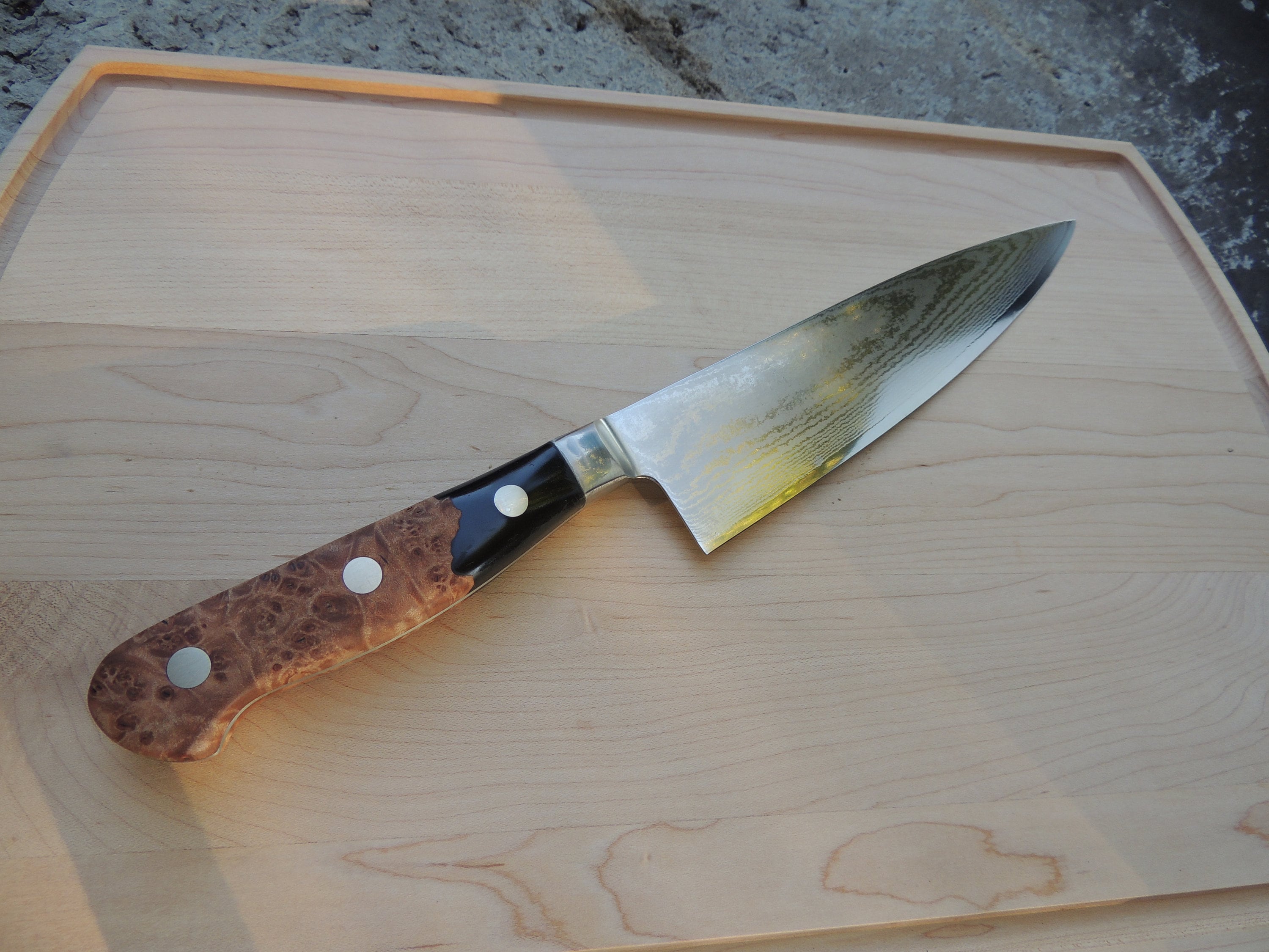 Zhen VG10 Kitchen Knife Etsy