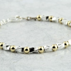 Gold and Silver Twist bracelet, Gold Bracelets, Designer Bracelets,