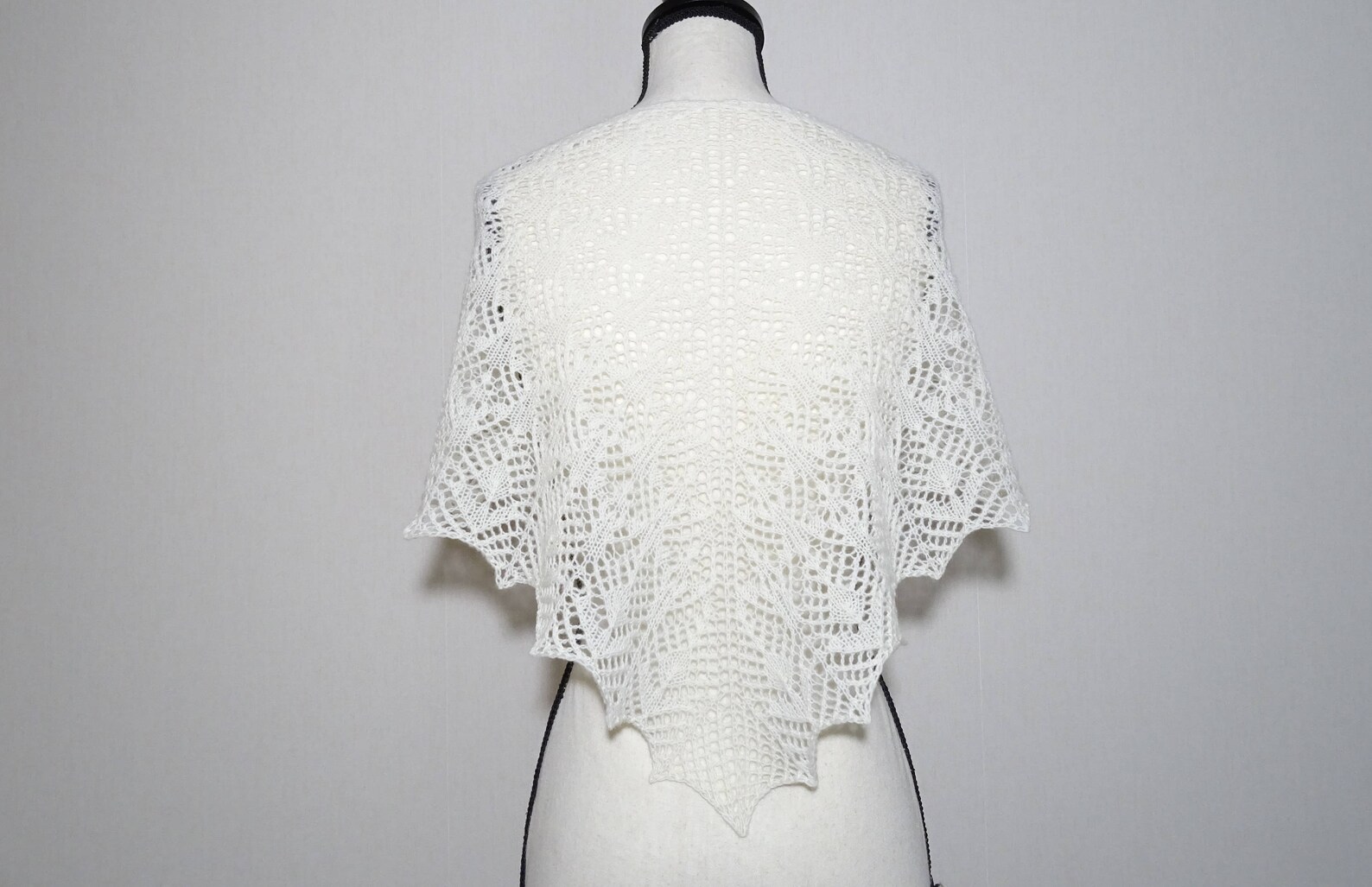 Knit Top Down Triangle Lace Shawl Pattern - Etsy