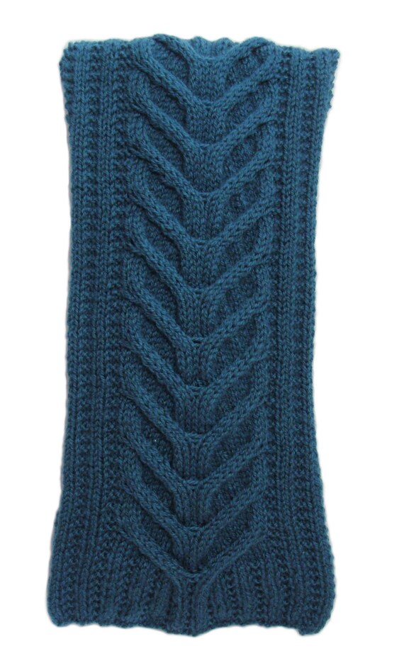 cable knit scarf
