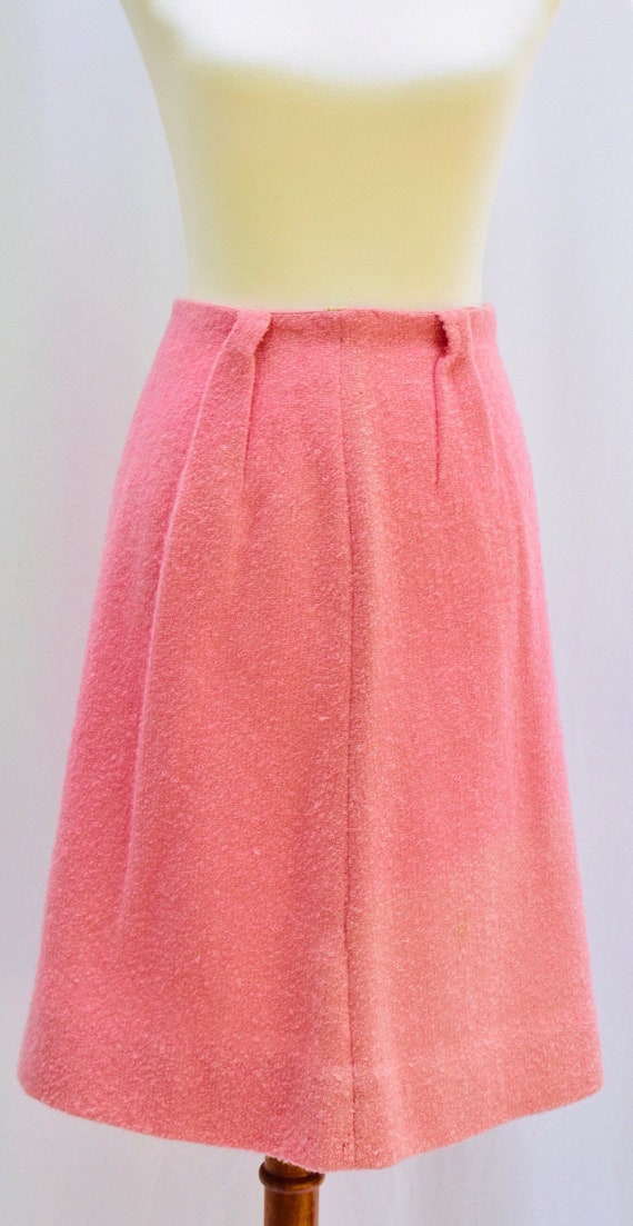 39111 auth MOsCHINO CHEAP /& CHIC red  pink Boucle skirt s