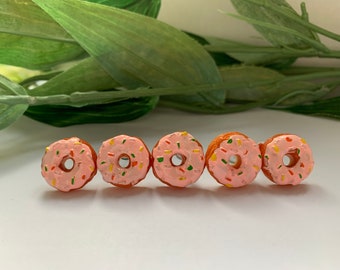 Doughnut Push Pins, Novelty Push pins, Decorative Push Pins, Novelty Push Pins, Memo Board Pins