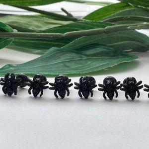 Spider Push Pins, Novelty Push pins, Decorative Push Pins, Novelty Push Pins, Spider Gifts, Black spider Push pins, Thumbtacks