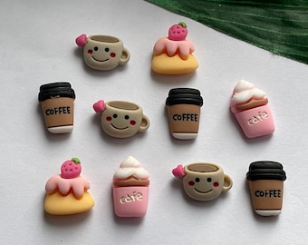 Bumper set of 10 Mini Coffee Magnets, Coffee Magnets, Fridge Magnets, Locker Magnets, Novelty Magnets
