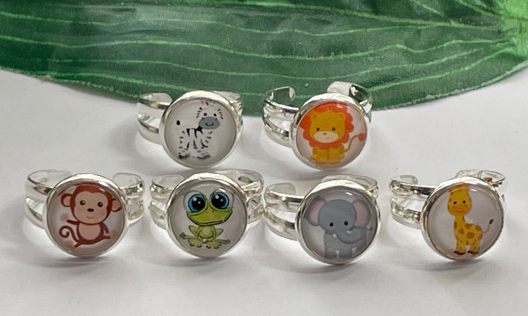 Child's Adjustable Animal Ring, Kids Rings, Girls Rings,kiddies Ring ...