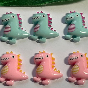 Set of 6 Dinosaur Magnets, Dinosaur Magnets, Fridge Magnets, Locker Magnets, Novelty Magnets