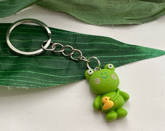 Frosch Schlüsselbund, Neuheit Schlüsselbund, Froggy Schlüsselringe, zwischen Geschenke, jugendlich Geschenke