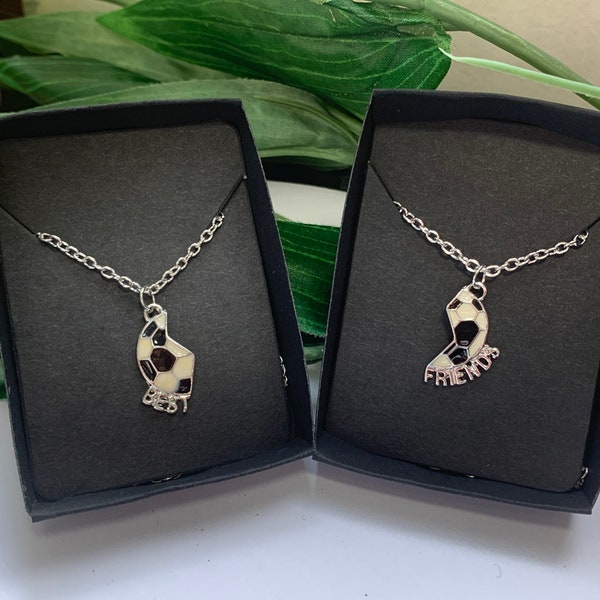 Collier de football Boys Best Friends, pendentifs Best Friend pour garçons, cadeaux d'anniversaire garçons, cadeaux Best Friend Football