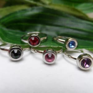 Child&#39;s Adjustable Birthstone Ring, kids rings, girls rings, birthstone rings,girls birthday gifts,adjustable rings, little girl rings