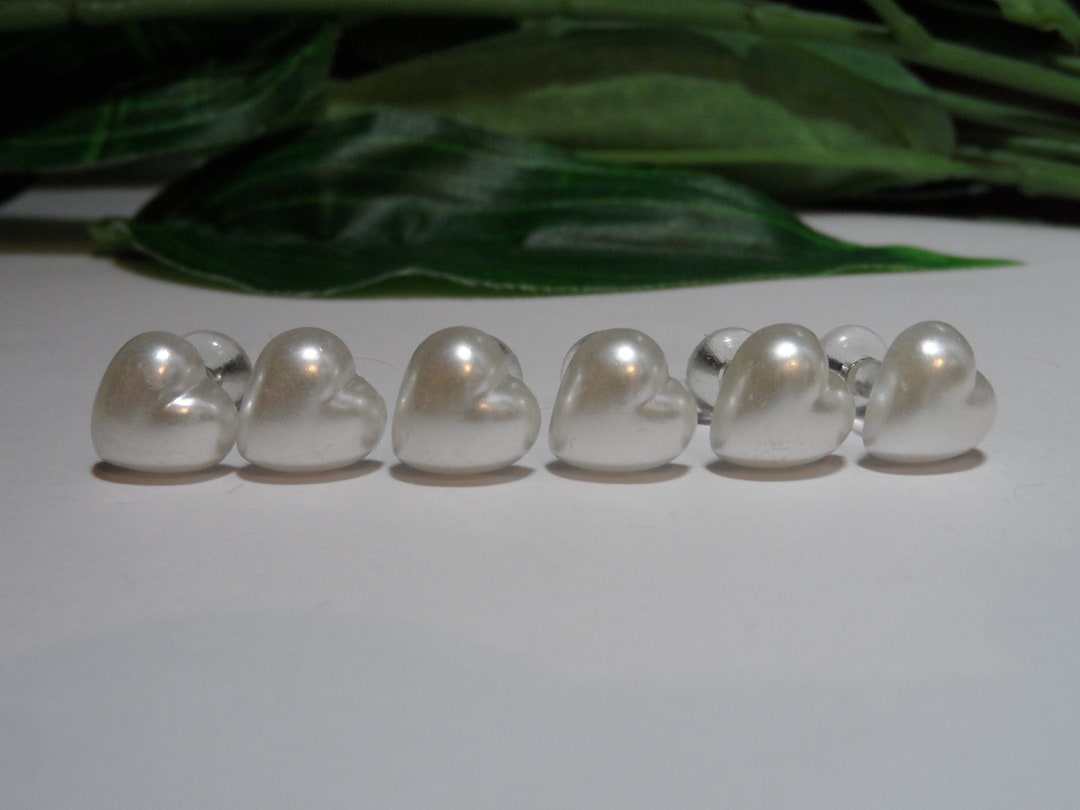 Pearl Heart Push Pins Novelty Push Pins Decorative Push Etsy