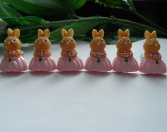 Rabbit Push Pins, Novelty Push pins, Decorative Push Pins, Novelty Push Pins, Teacher Gifts,  Push Pins