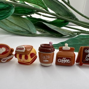 Coffee Push Pins, Novelty Push pins, Decorative Push Pins, Novelty Push Pins, Memo Board Pins