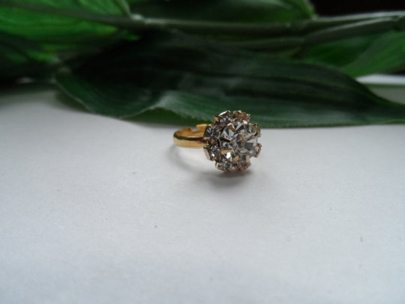 Childs Adjustable Sparkle Bling Ring Girls Rings Kids Rings Etsy