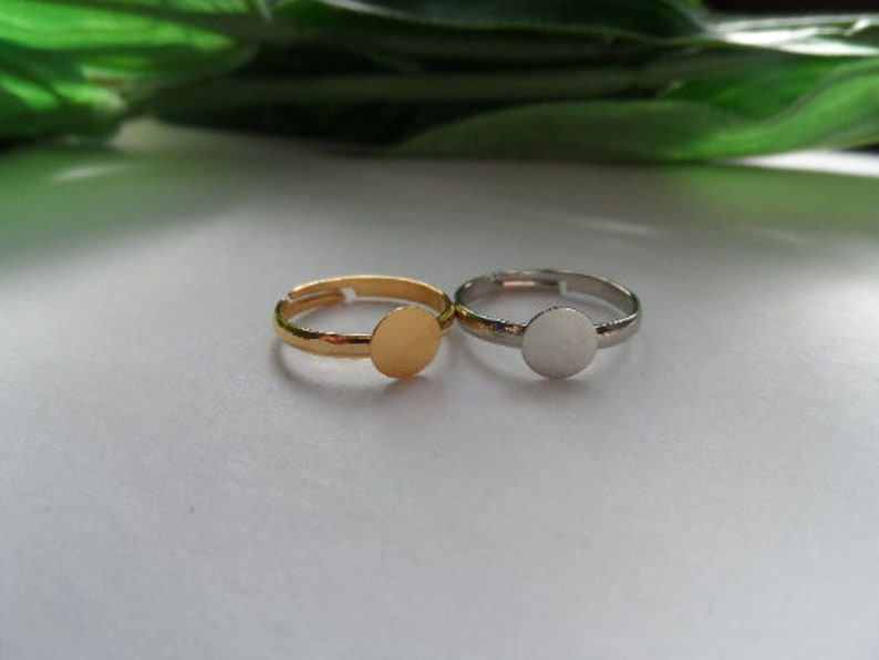 Child's Adjustable Rose Pink Flower Ring Toddler Rings Etsy