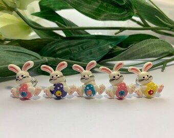 Easter Bunny Push Pins, Novelty Push pins, Decorative Push Pins, Novelty Push Pins, Teacher Gifts,  Push Pins