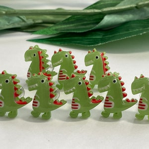 Glow in Dark Dinosaur Push Pins, Novelty Push pins, Decorative Push Pins, Novelty Push Pins, Dinosaur Gifts, Dino Push pins, Thumbtacks