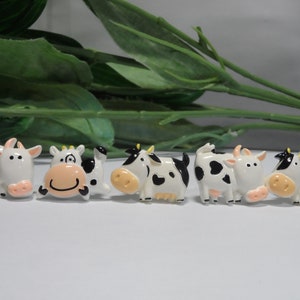 Cow Push Pins, Novelty Push pins, Decorative Push Pins, Novelty Push Pins, Teacher Gifts, Animal Push pins, Thumbtacks