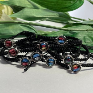 Child&#39;s adjustable Gamers bracelet , kids bracelets , girls bracelet , boys bracelet , gaming bracelet , boys gifts,gaming gifts