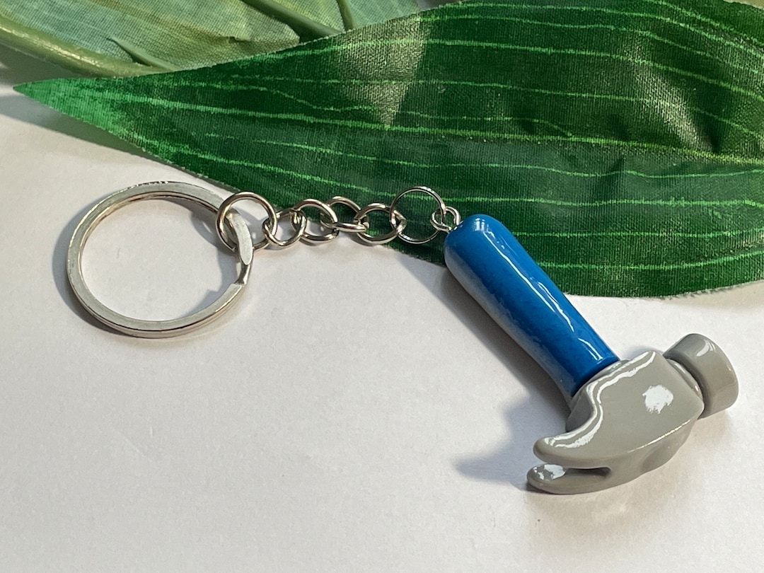 Hammer Keychains, Novelty Keychains, Tool Keyrings, Birthday Gifts, Dad