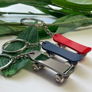 Skateboard Keychains, novelty keychains, skateboard keyrings, birthday gifts,Tween gifts, teen gifts, skateboard gifts