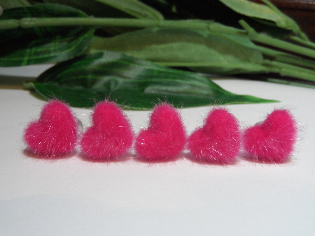 Plush Heart Push Pins Novelty Push Pins Decorative Push Etsy UK