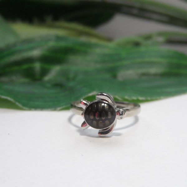 Bague de tortue réglable de filles, anneaux de filles, anneaux d'enfants, anneaux réglables, anneaux d'enfant en bas âge. cadeaux d'anniversaire de filles