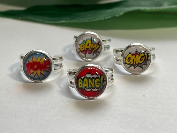 Bague enfant Super héros réglable