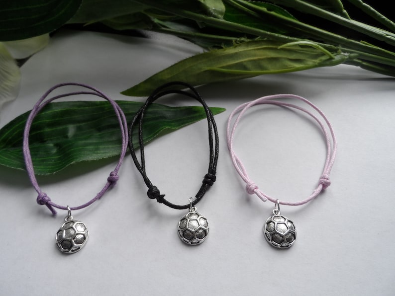 10 Pulseras De Fútbol Trenzadas Ajustables Para Niños Y Niñas - Negro Y Blanco, Ideal Para Fiestas Temáticas