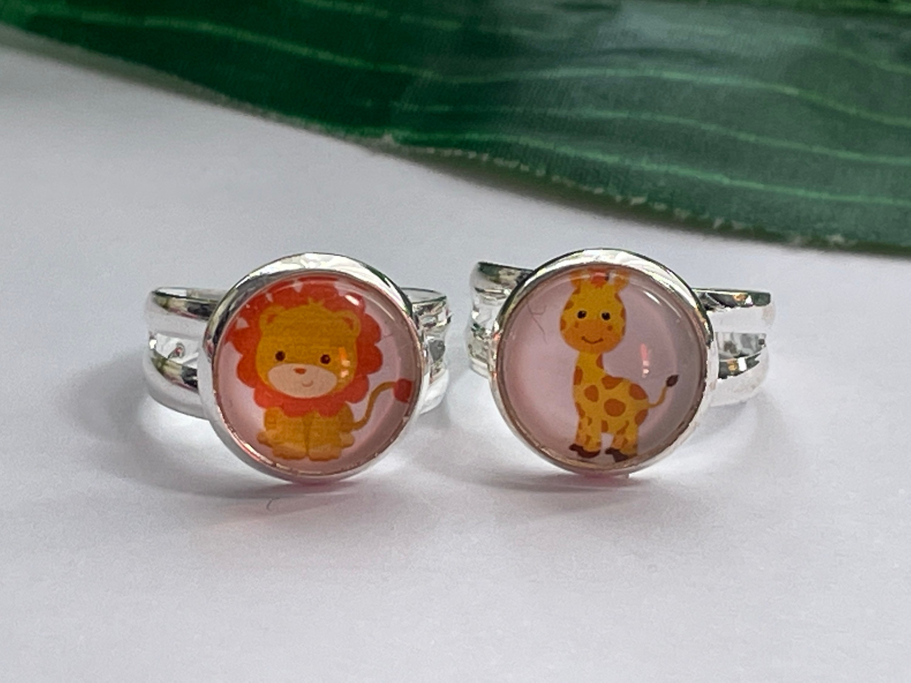 Child's Adjustable Animal Ring, Kids Rings, Girls Rings,kiddies Ring ...