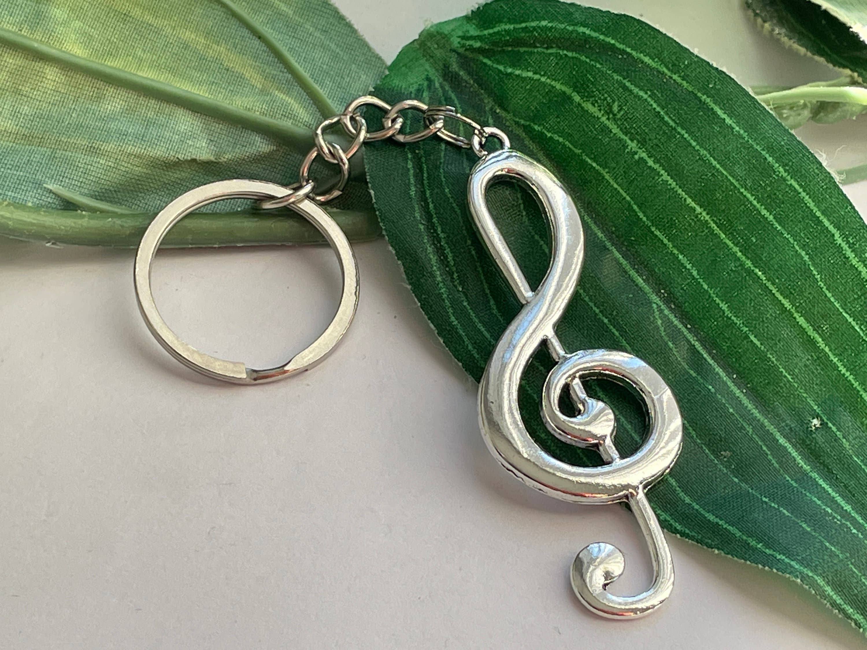 Keychain Note Music Note Keychain, Novelty Keychain, Music Keyrings, Musical Gifts ...