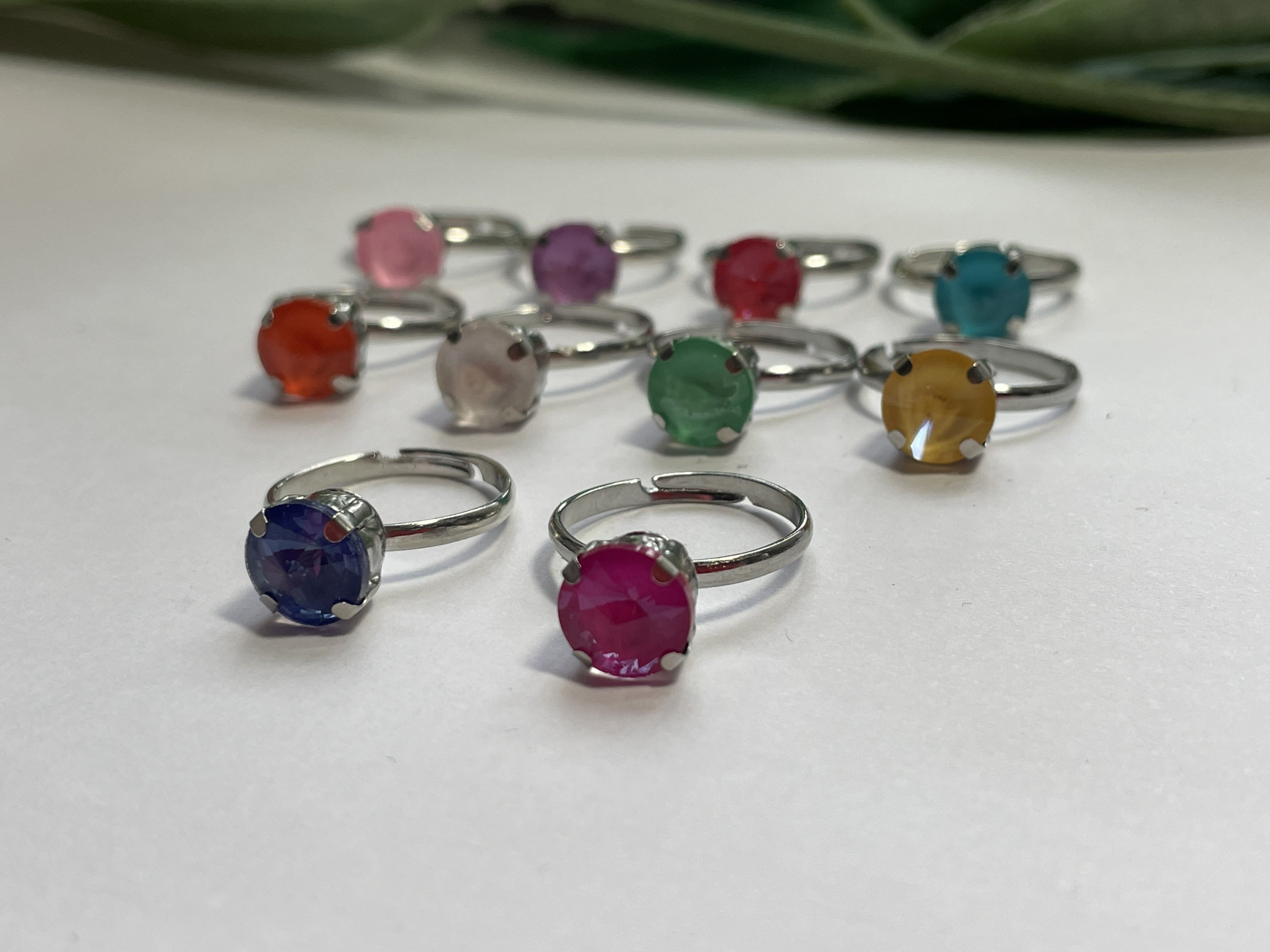 Child's Adjustable Rhinestone Ring, Kids Rings, Girls Rings, Girls ...