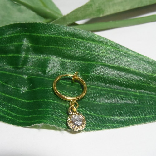 Rhinestone Clip on Belly Button Navel Ring Fake Belly Button Etsy UK