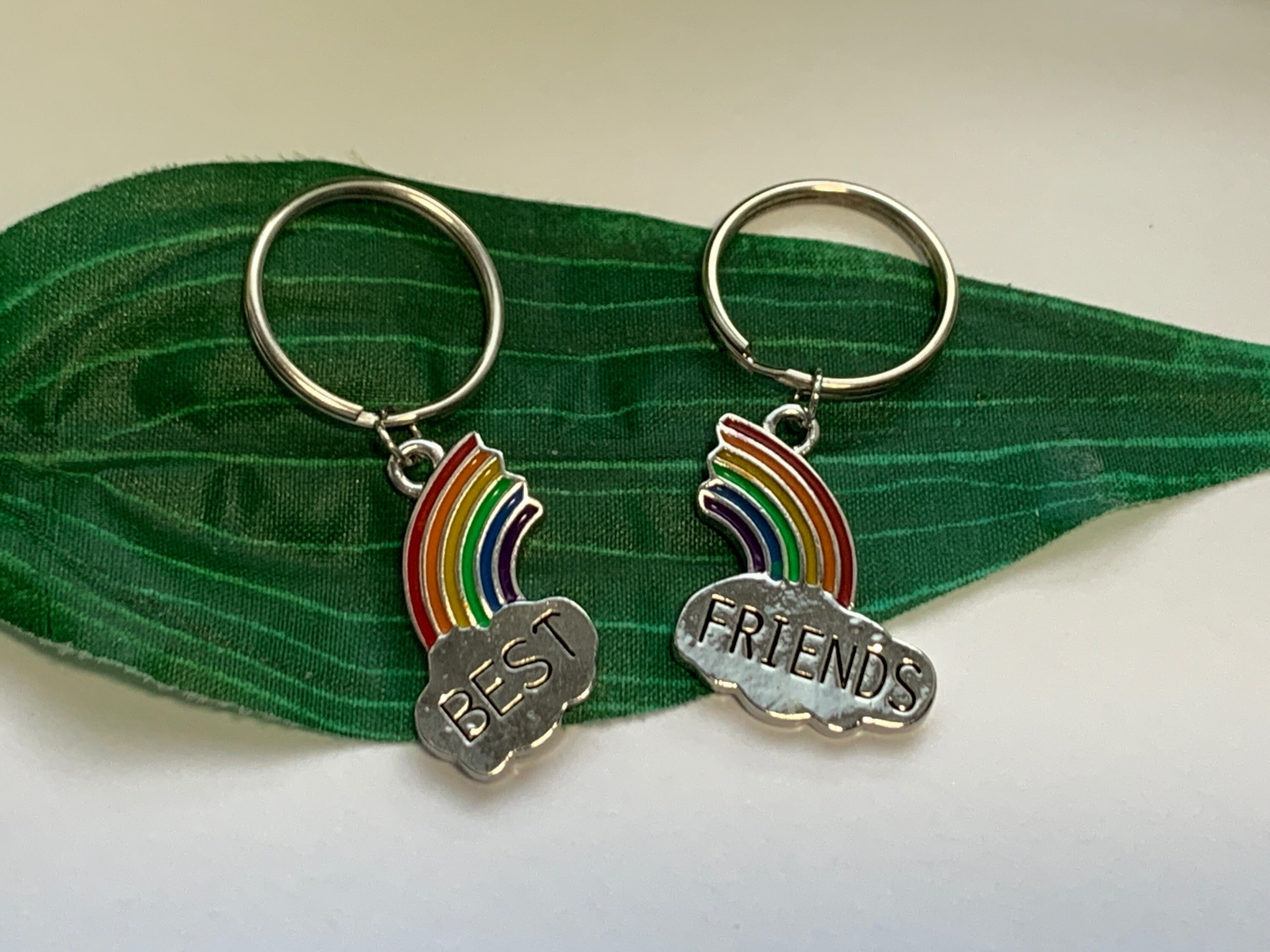 Best Friend Keychains Novelty Keychains Friends Keychains | Etsy