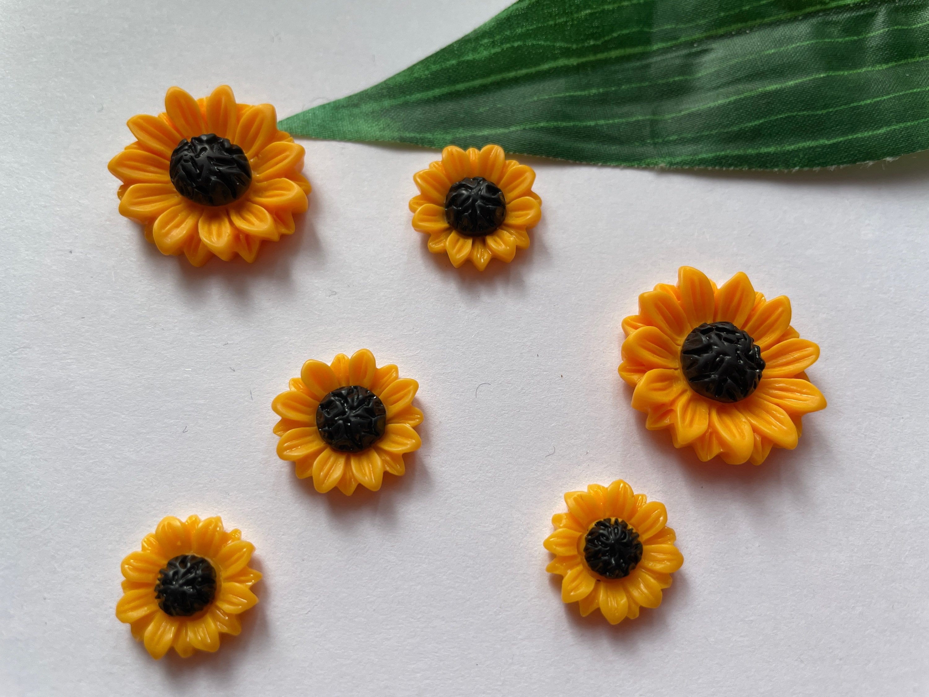 Set of 6 Sunflower Magnets, Sunflower Magnets, Fridge Magnets