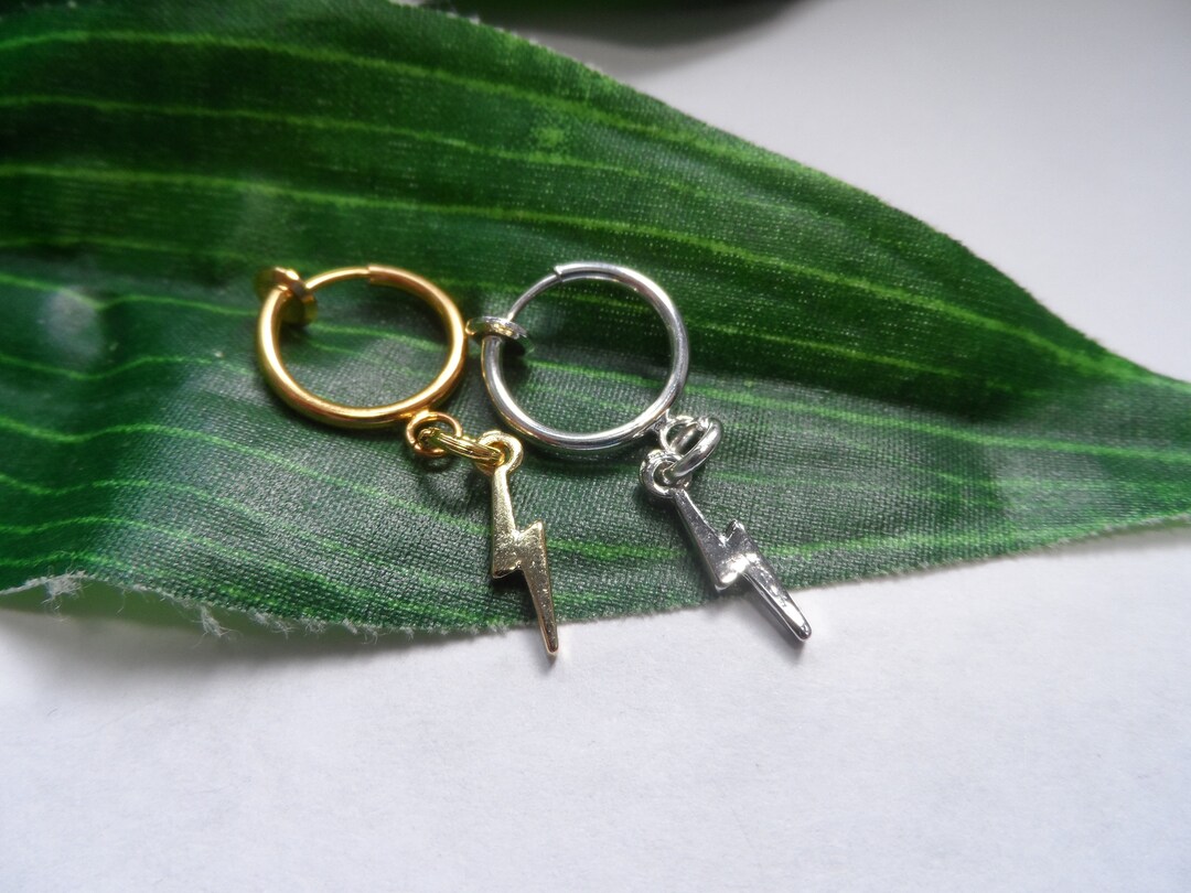 Lightening Clip on Belly Button Navel Ring Fake Belly Button Etsy UK