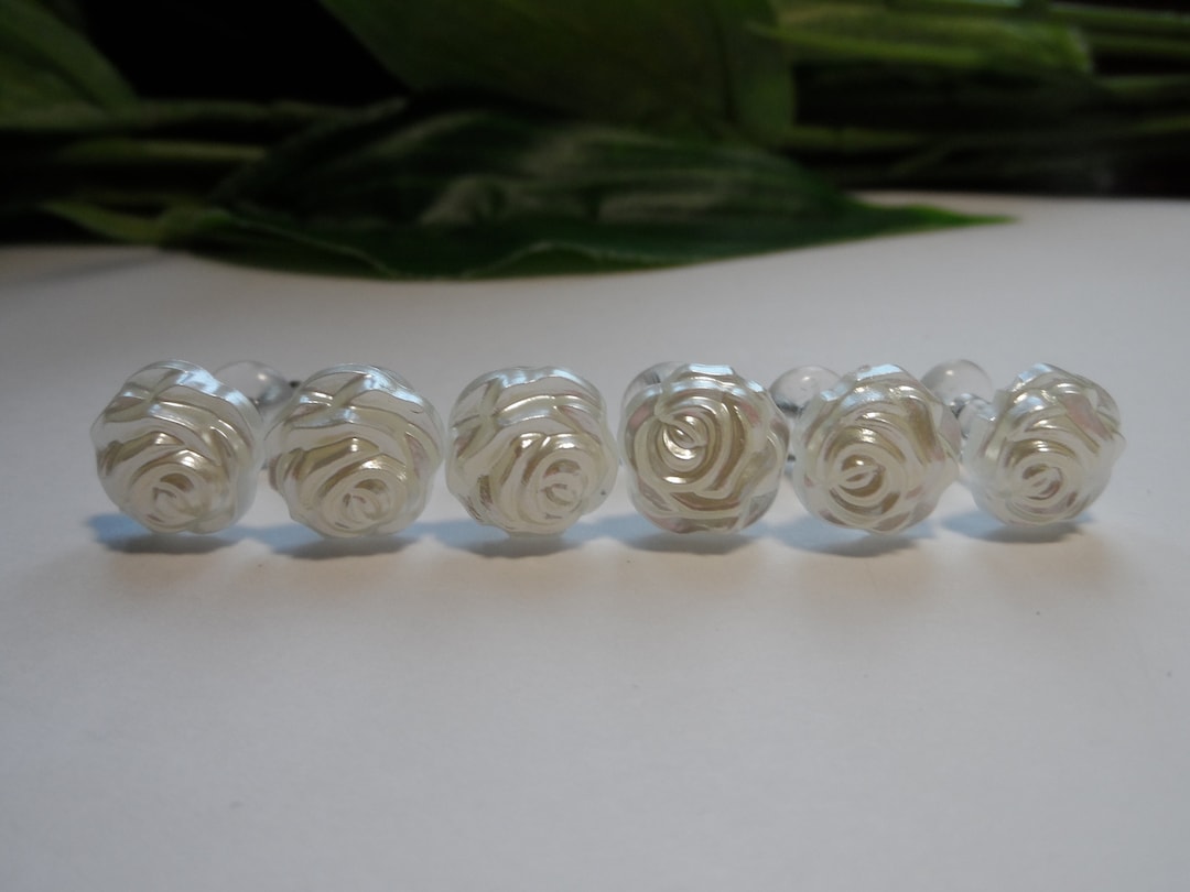 Rose Pearl Push Pins Novelty Push Pins Decorative Push Pins Etsy